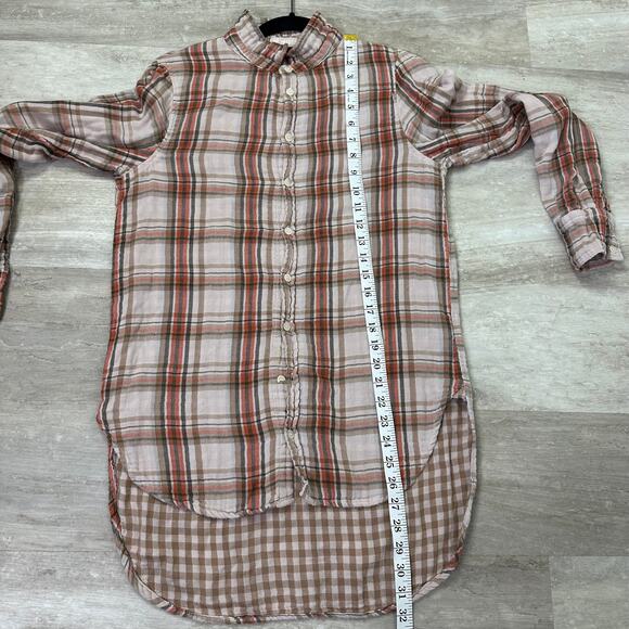 CP Shades Button Front Plaid Shirt Women’s Size Small - Picture 7 of 8